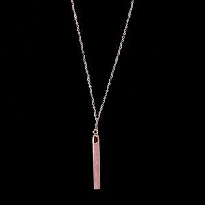 Rose Quartz Crystal Necklace